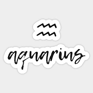 Aquarius Sticker